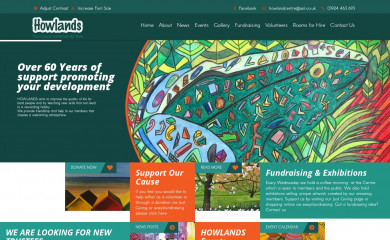 howlands.org.uk screenshot