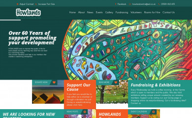 howlands.org.uk screenshot