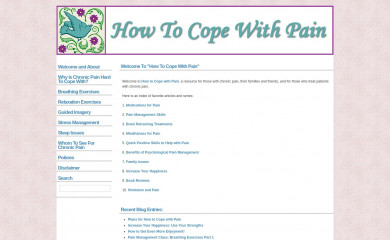 howtocopewithpain.org screenshot
