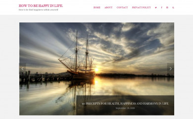 howtobehappyinlife.org screenshot