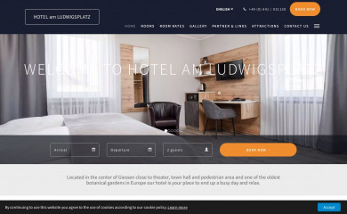 hotel-am-ludwigsplatz.de screenshot
