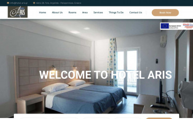 hotel-aris.gr screenshot