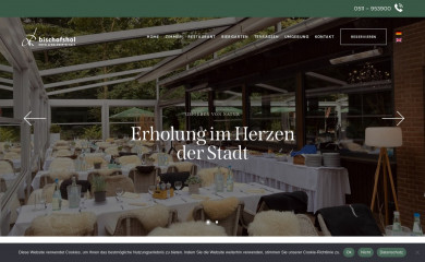 hotel-bischofshol.de screenshot