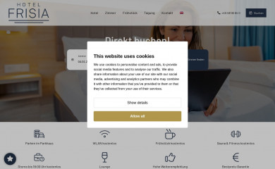 hotel-frisia.de screenshot