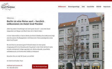 hotel-graf-pueckler.de screenshot