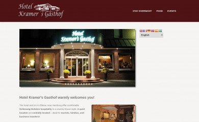 hotel-kramers-gasthof.de screenshot