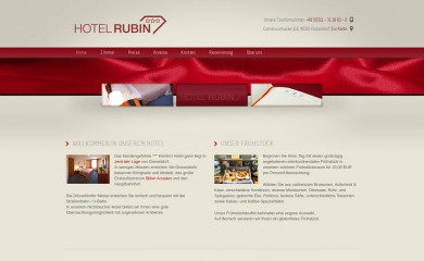 hotel-rubin.de screenshot