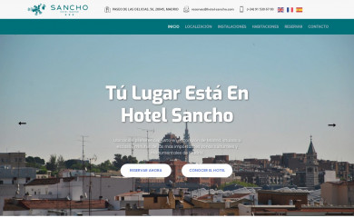 hotel-sancho.com screenshot