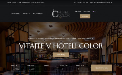 hotelcolor.sk screenshot