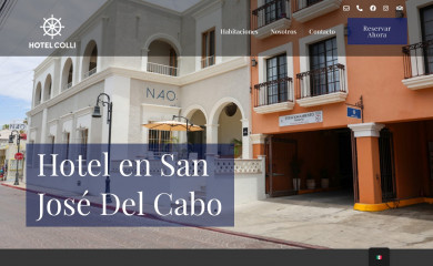 hotelcolliloscabos.com screenshot