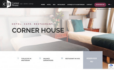 hotelcornerhouse.nl screenshot