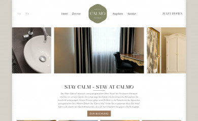 hotelcalmo.at screenshot