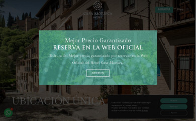 hotelcasamorisca.com screenshot