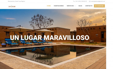 hotelcasaregina.com screenshot