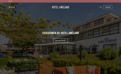 hotelameland.nl screenshot