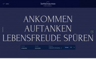 hotelamsee.biz screenshot