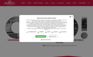 hotelaurea.it screenshot