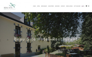 hotelbeausite.be screenshot