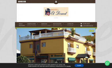 hoteldoncel.com screenshot