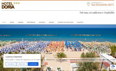 hoteldoria.it screenshot