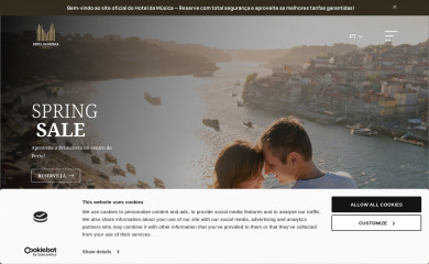 hoteldamusica.com screenshot