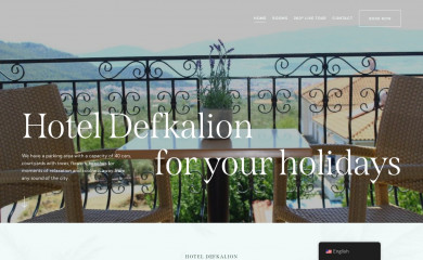 hoteldefkalion.gr screenshot