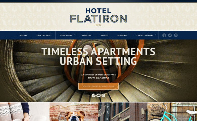 hotelflatiron.com screenshot
