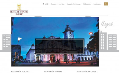 hotelimperioibague.com screenshot