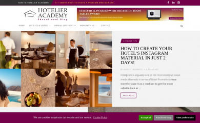 hotelieracademy.org screenshot
