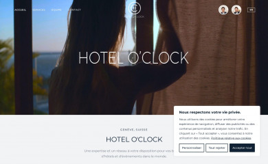hoteloclock.com screenshot