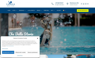 hotellavilla.it screenshot