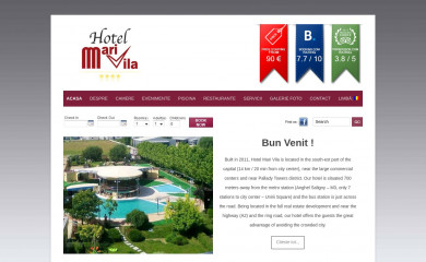 hotelmarivila.ro screenshot