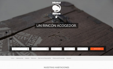 hotelmica.com screenshot