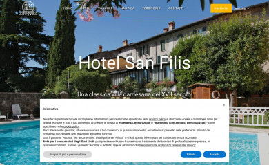 hotelsanfilis.com screenshot