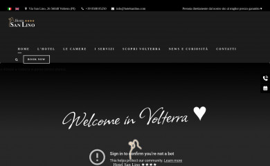 hotelsanlino.net screenshot