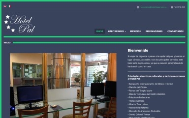 hotelpal.com.mx screenshot