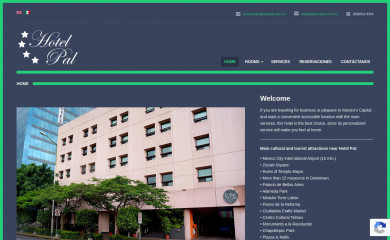 hotelpal.com.mx screenshot