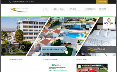 hotelreginabolivia.com screenshot