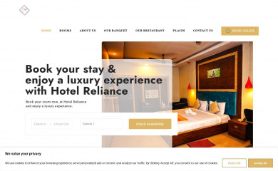 hotelreliance.com screenshot