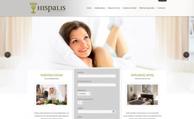 hotelrestaurantehispalis.com screenshot