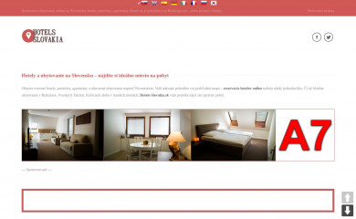 hotels-slovakia.sk screenshot
