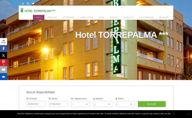 hoteltorrepalma.com screenshot