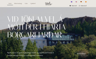 hotelvarmaland.is screenshot