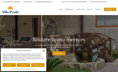 hotelvillaprado.com screenshot