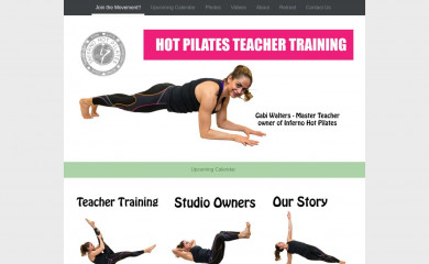 hotpilatesteachertraining.com screenshot