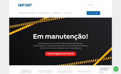 hotsat.com.br screenshot
