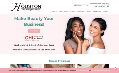 houstontrainingschools.net screenshot