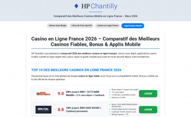 hp-chantilly.fr screenshot