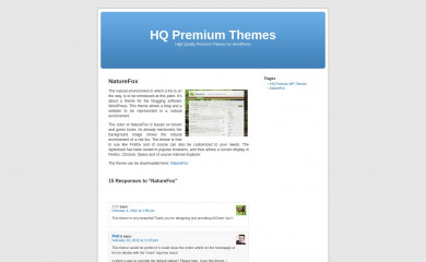 http://www.hqpremiumthemes.com/naturefox/ screenshot