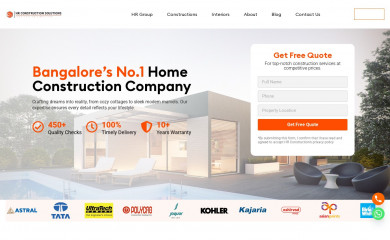 hrconstruction.in screenshot